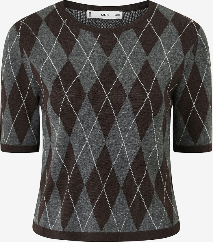 Pullover Rombus - Grå