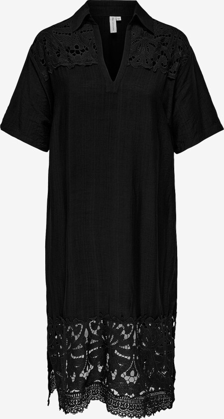 Kjole carGelina Joanna V-neck Calf Dress - Svart