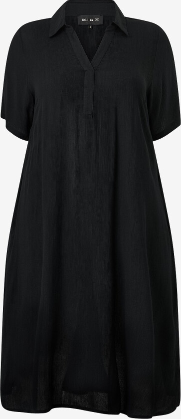 Kjole Open Collar - Svart