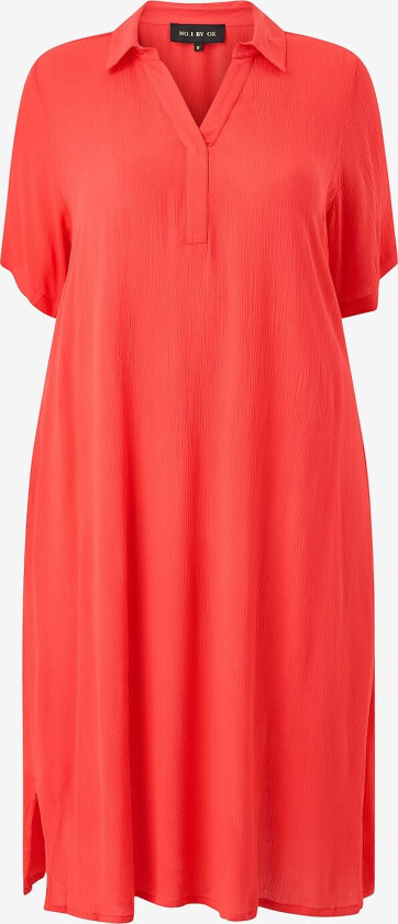 Kjole Open Collar - Rød