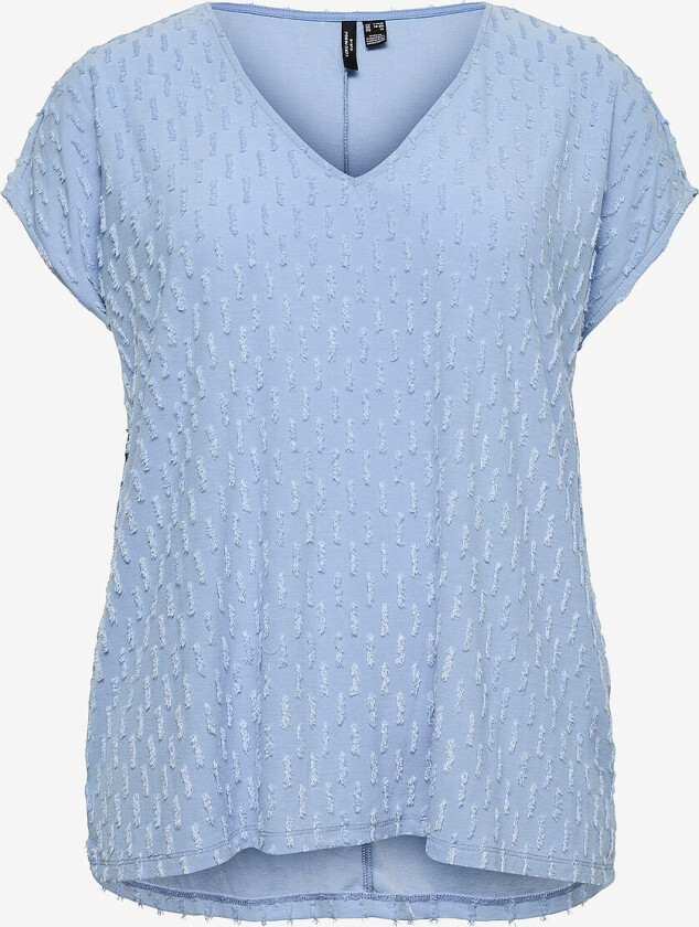 Topp vmcVania Cap Sleeve V-neck Top - Blå