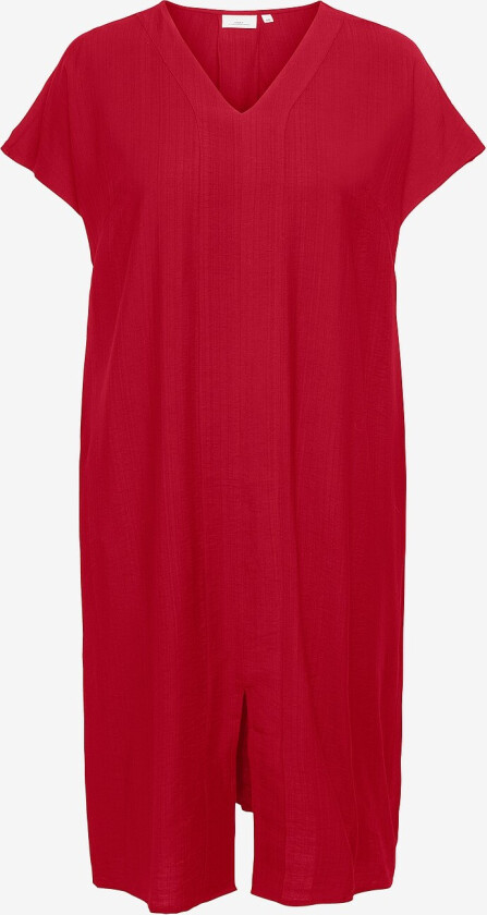 Kjole carJoanna V-neck In-one Calf Dress - Rød