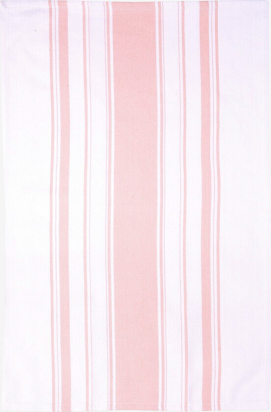 Stripete kjøkkenhåndkle Love Colour Blush - Rosa