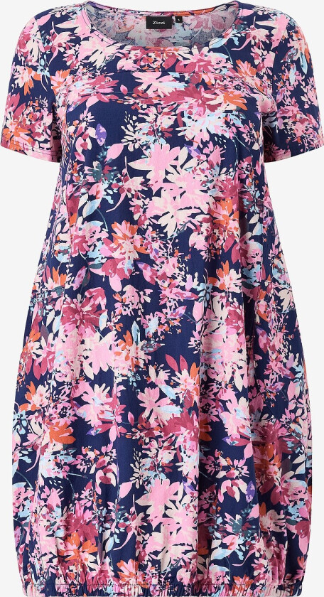 Kjole jEasy S/S Aop Dress - Blå