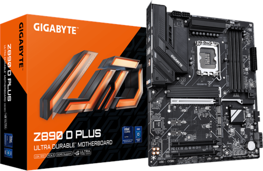 Z890 D PLUS Hovedkort - Intel Z890 - Intel LGA1851 socket - DDR5 RAM - ATX