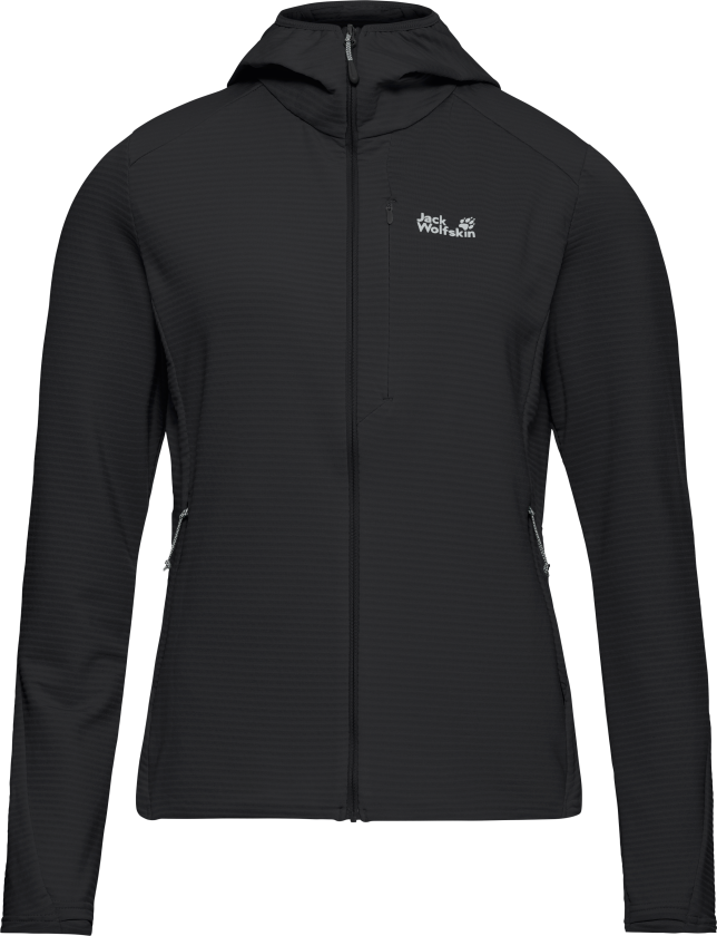 Women's Litestride Hooded Full Zip Black