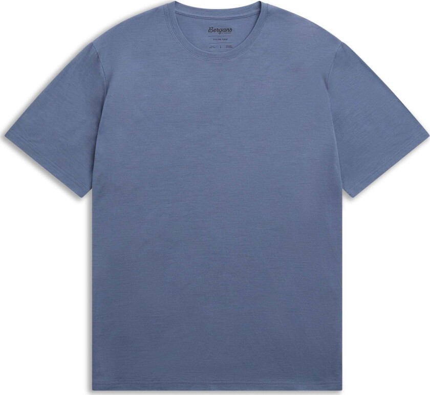 Bergans Men's Merino Light Tee Granite Blue