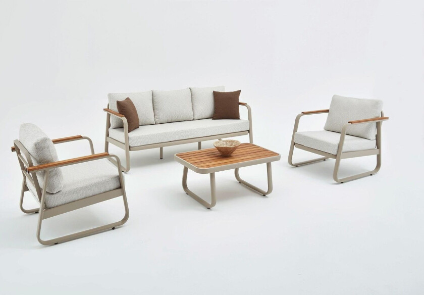 Bilde av Hage loungesett Rio Beige - Beige