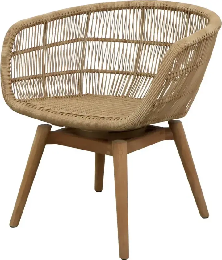 Stay stol m/teak svingbar Natural