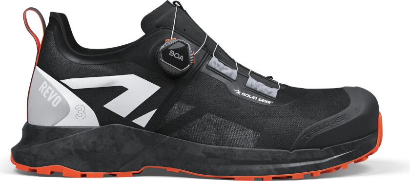 REVO 3 Vernesko svart/oransje 46