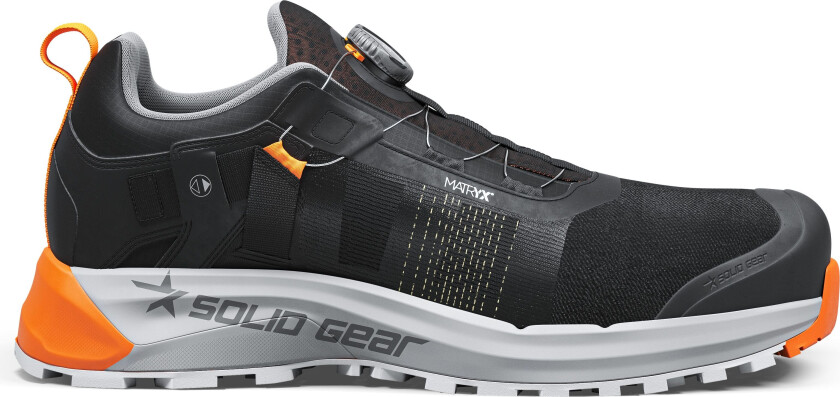 Haze 2 Fly Low Vernesko svart/oransje 39