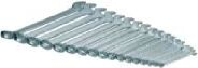 11 2500, 6,7,8,9,10,11,12,13,14,15,16,17,18,19,20,21,22 mm, Krom, Kromvanadiumstål, Krom, Blank, 17 stykker