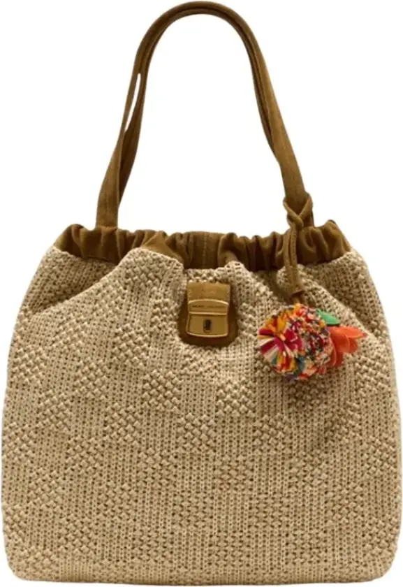 Dame, Vesker, Beige, ONE SIZE