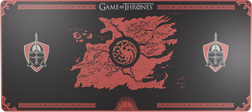 X GAME OF THRONES Black Lights XXL Mousepad