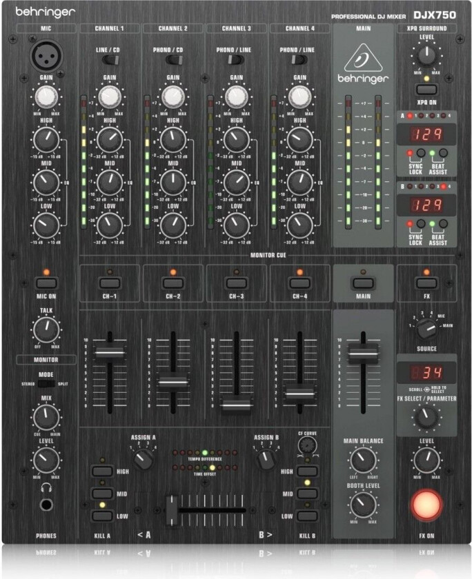 Djx750 - Profesjonell Mikser