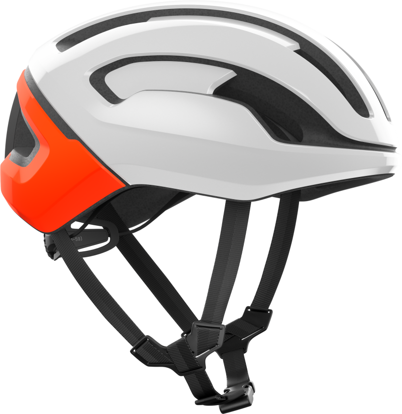 Omne Air Mips Cycling Helmet Hydrogen White/Fluorescent Orange