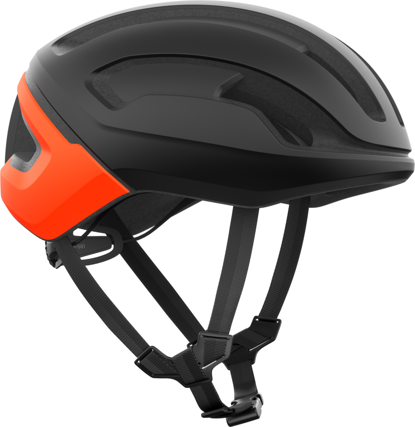 Omne Air Mips Cycling Helmet Uranium Black Matt/Fluorescent Orange Matt