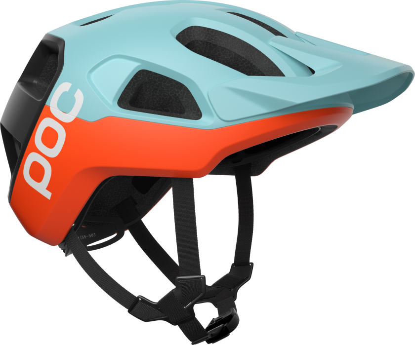 Cularis MTB Helmet Indicolite Blue Matt/Carnelian Orange Matt