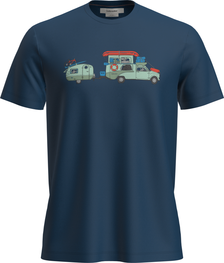Men Merino 150 Tech Lite Ss Tee Transportage Atlantis M