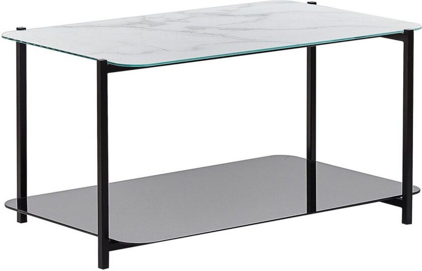 Soffbord Beliani Gloster Black\|\|White