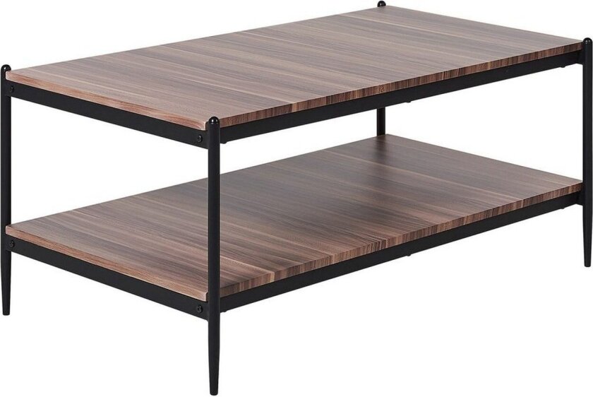 Soffbord Beliani Avoca Dark wood\|\|Black