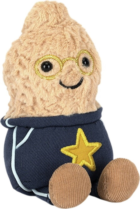 Kosedyr - 15x7 cm - Amuseables Peanøtt Star Studentantr - - OneSize - Kosedyr