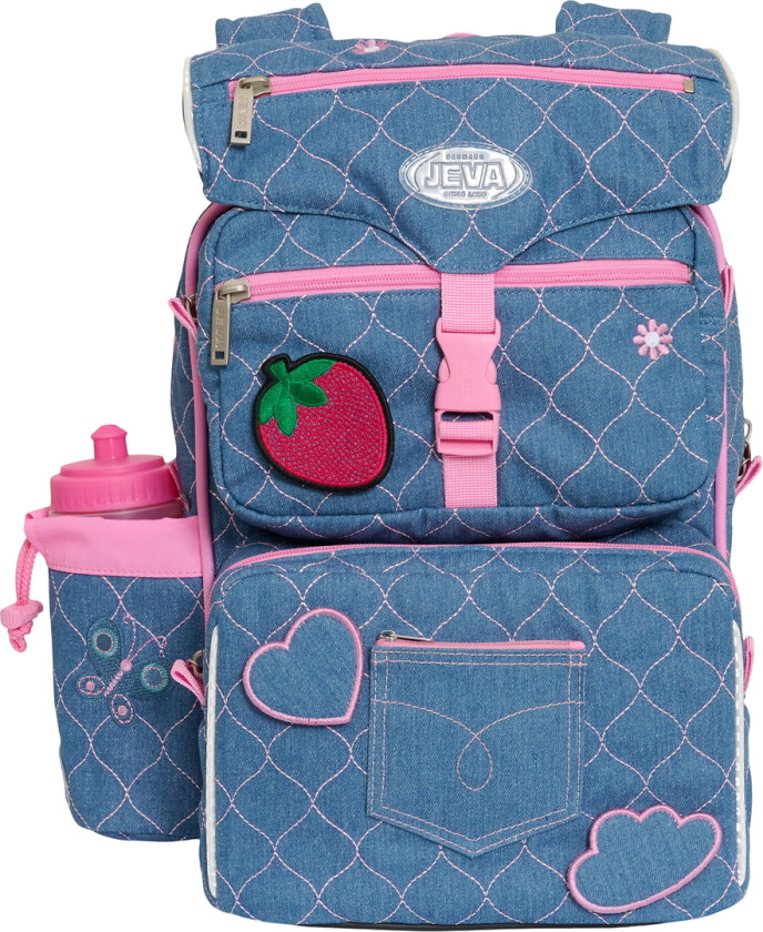 Skolesekk - Nybegynnere - Denim Jente - - OneSize - Skolesekk