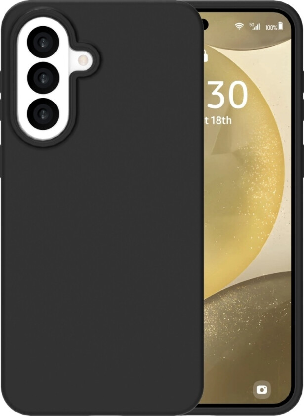 Samsung Galaxy A37 Liquid silikondeksel, svart