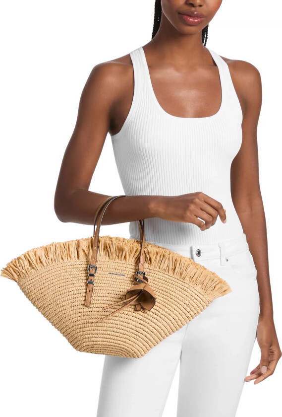 Lg Fan Tote - Brown - ONE SIZE