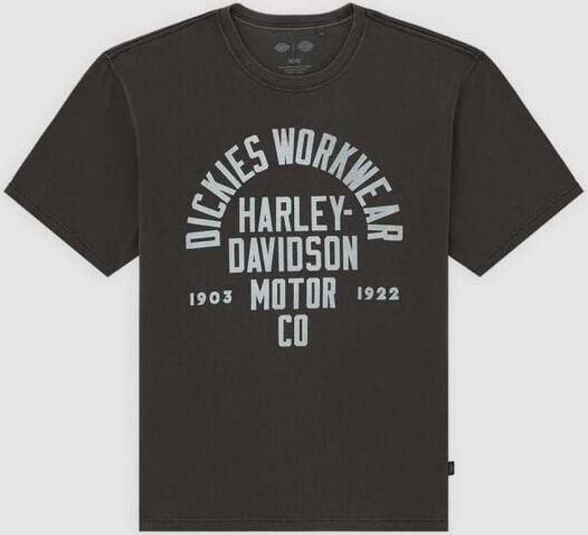 T-skjorte - DICKIES X HARLEY DAVIDSON TEE - S til XXL - Herrer - svart