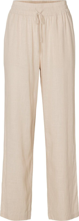 Viva-Gulia HW Long Linen Pant - Sandshell 42