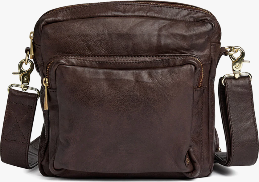 Golden Chic Cross over - Brun - Dame - Vesker - Crossbody bag