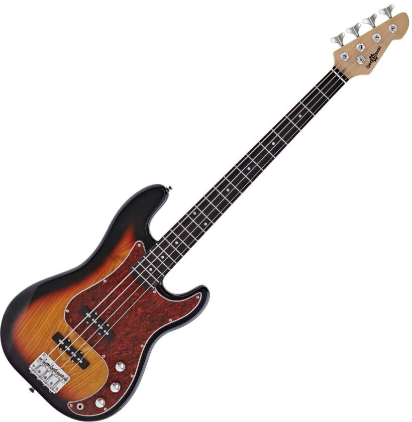 Gear4Music LA Select Bassgitar fra Gear4Music Sunburst