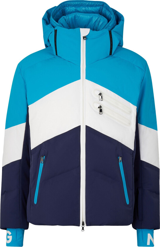 Amon Ski Jacket Herre Blue/White 54