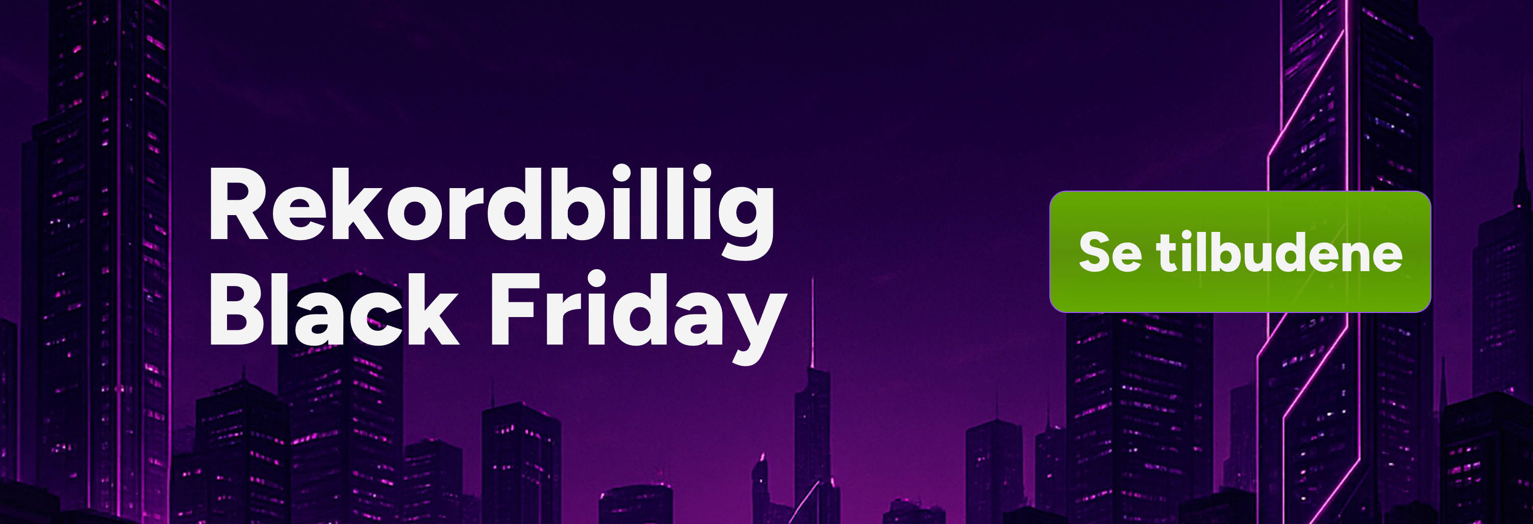 Forsidebanner: Black Friday 2025