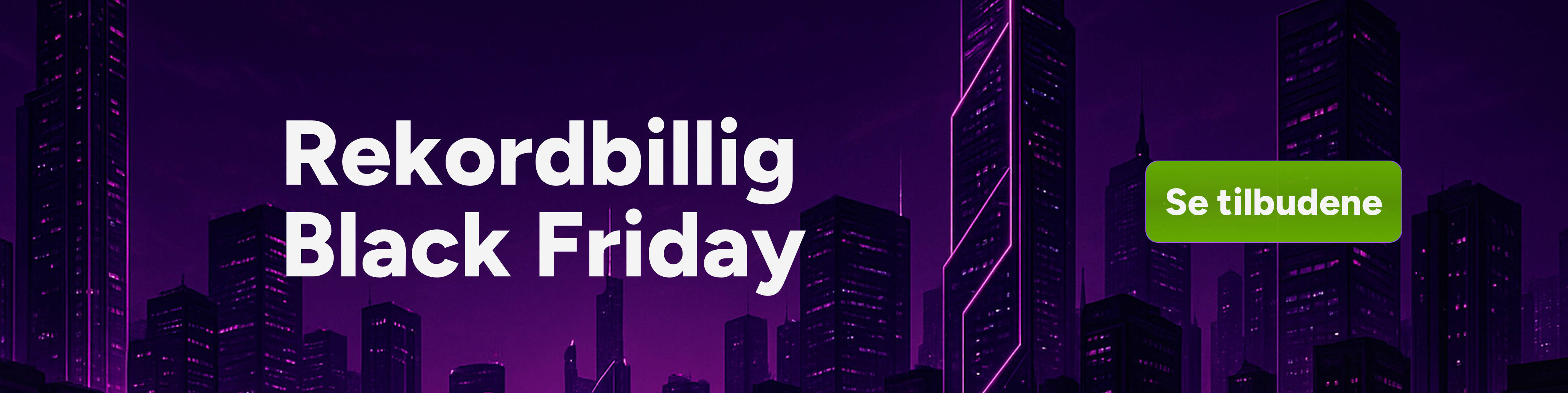 Forsidebanner: Black Friday 2025